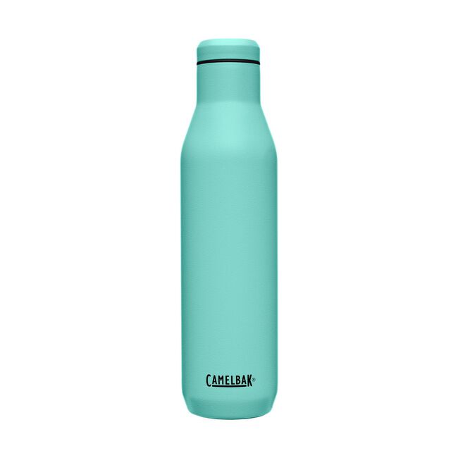 CamelBak Eddy+ Water Bottle with Straw - Insulated Stainless Steel, 25 oz,  Silver Mint Mountain